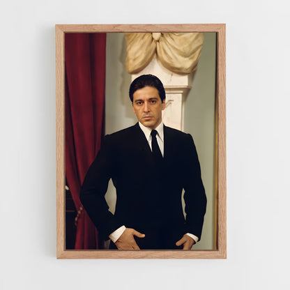 ap-michael corleone-1 cadre Bois clair