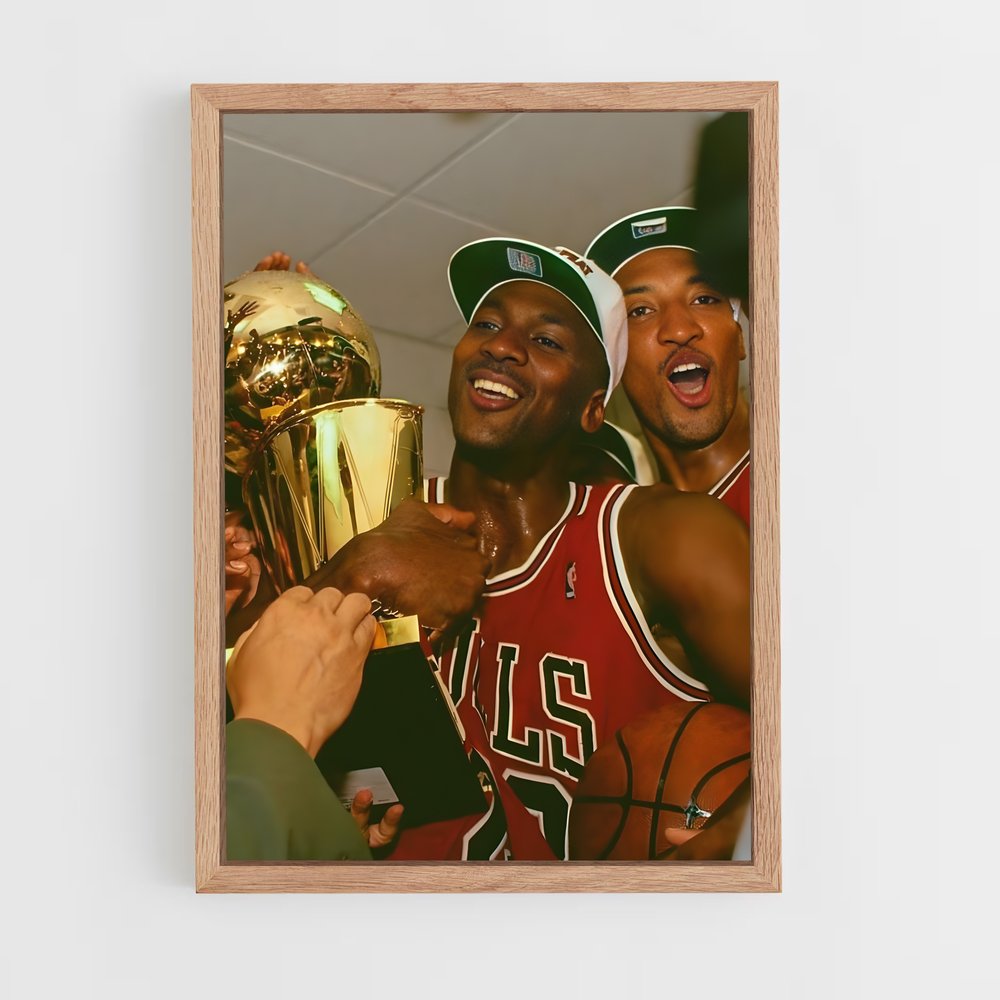 ap-michael jordan-8 cadre Bois clair