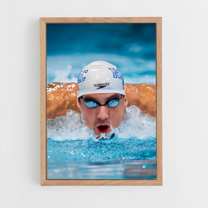 ap-michael phelps-3 cadre Bois clair