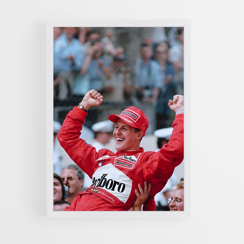 ap-michael schumacher-4 cadre Blanc