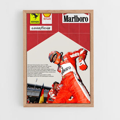 ap-michael schumacher-5 cadre Bois clair