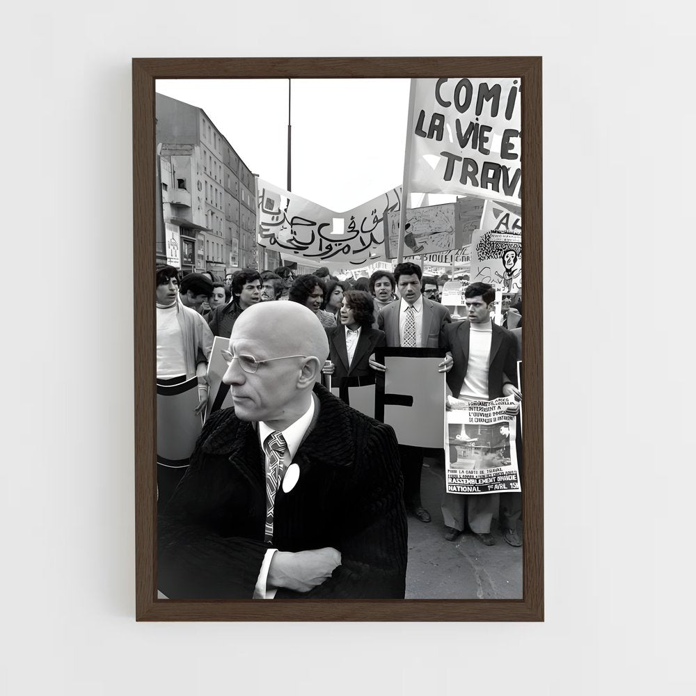 ap-michel foucault-5 cadre Bois foncé