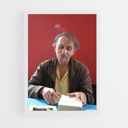 ap-michel houellebecq-1 cadre Blanc