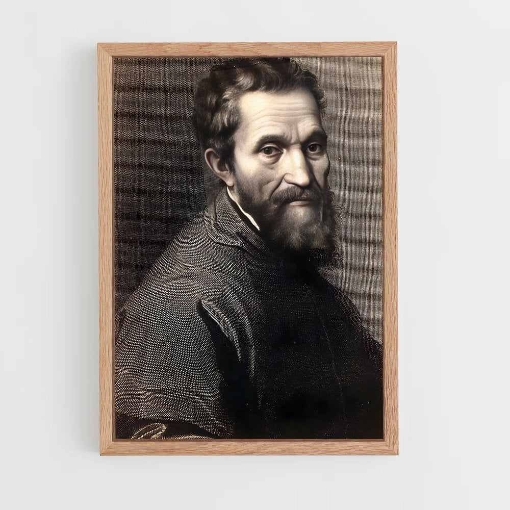 ap-michelangelo-7 cadre Bois clair