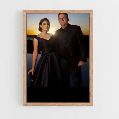 ap-michelle bolsonaro-7 cadre Bois clair