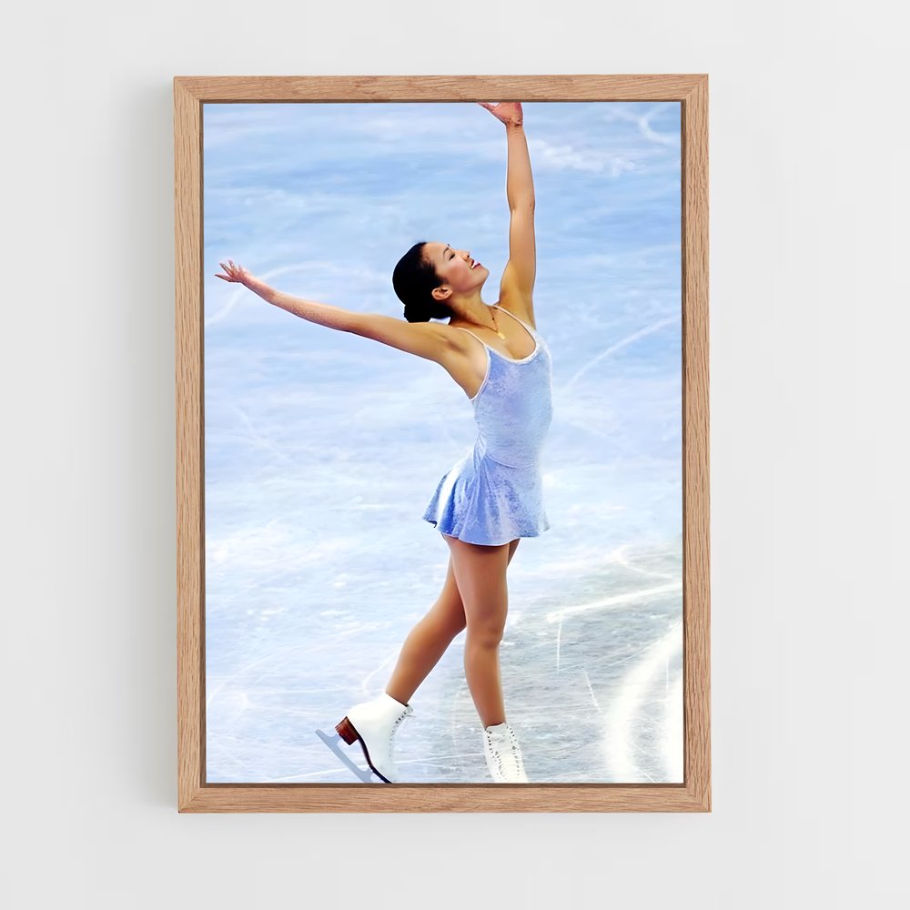 ap-michelle kwan-9 cadre Bois clair
