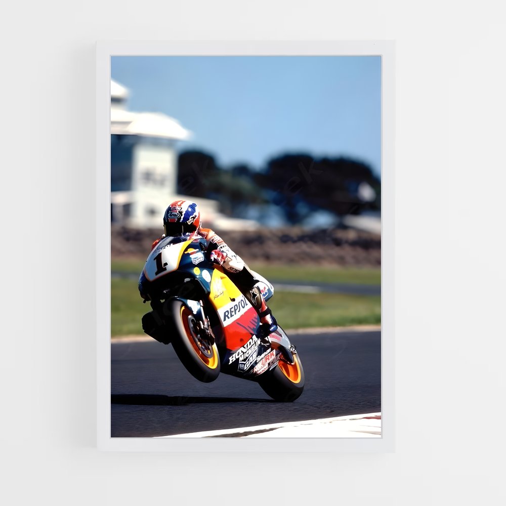 ap-mick doohan-11 cadre Blanc