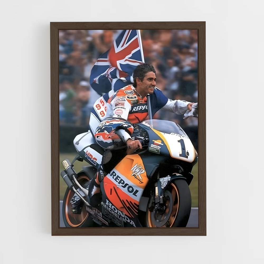 ap-mick doohan-2 cadre Bois foncé
