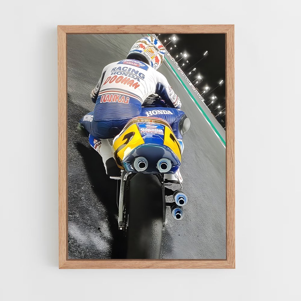 ap-mick doohan-9 cadre Bois clair