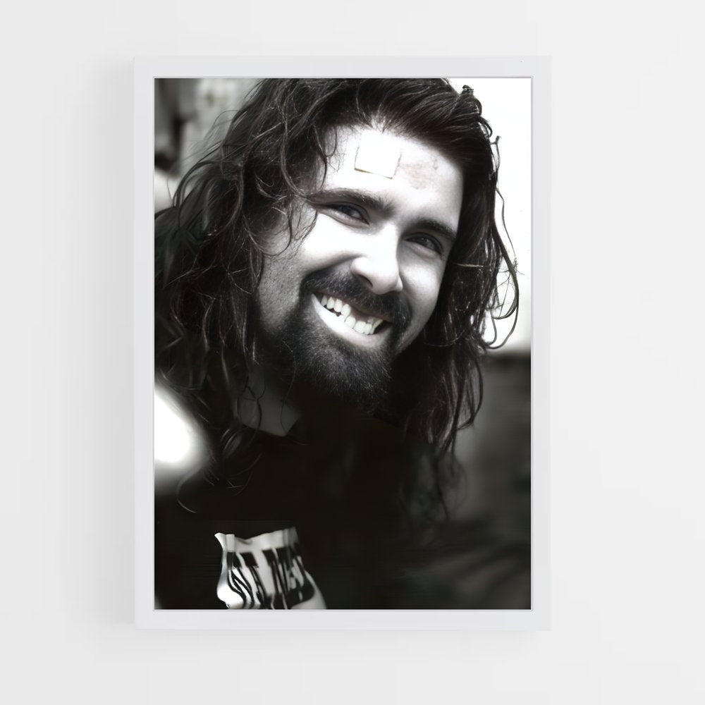 ap-mick foley-3 cadre Blanc