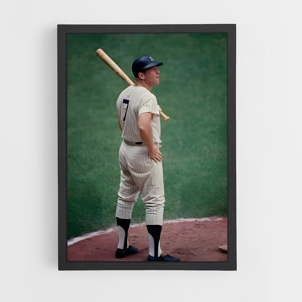 ap-mickey mantle-5 cadre Noir
