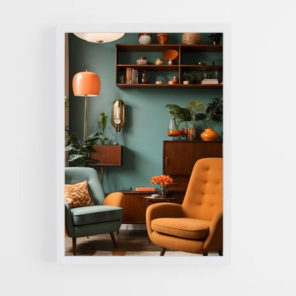 ap-mid-century-10 cadre Blanc