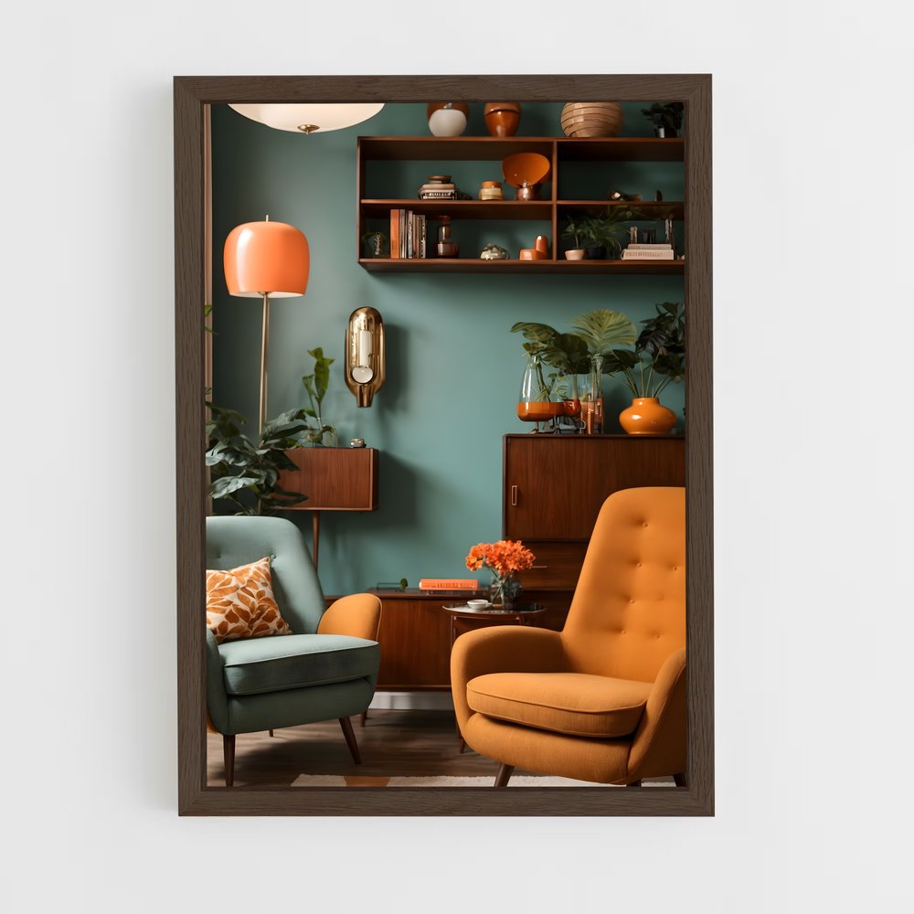 ap-mid-century-10 cadre Bois foncé
