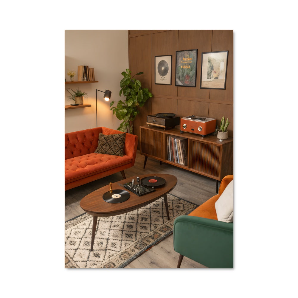Poster Mid-Century Vibes