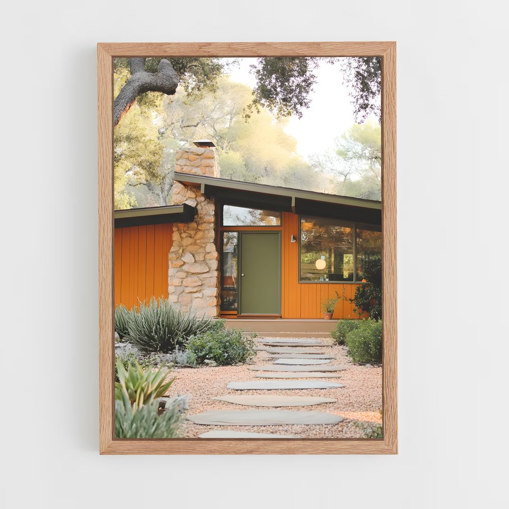 ap-mid-century modern architecture-11 cadre Bois clair