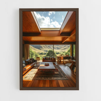 ap-mid-century modern architecture-13 cadre Bois foncé