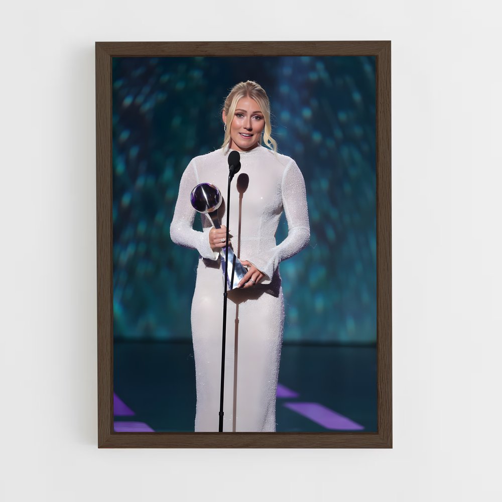 ap-mikaela shiffrin-5 cadre Bois foncé