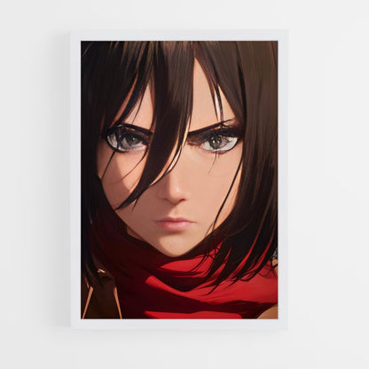 ap-mikasa ackerman-1 cadre Blanc