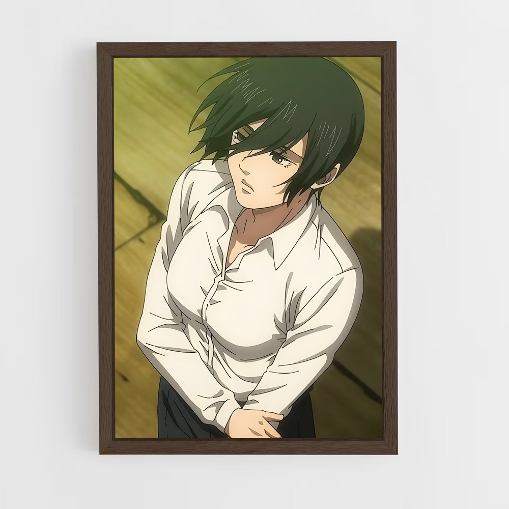 ap-mikasa ackerman-2 cadre Bois foncé