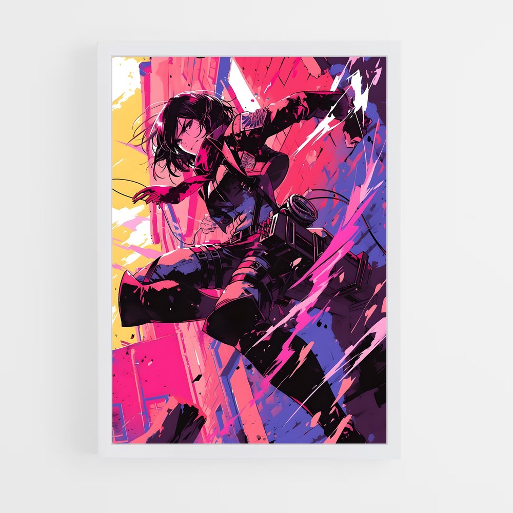 ap-mikasa ackerman-3 cadre Blanc