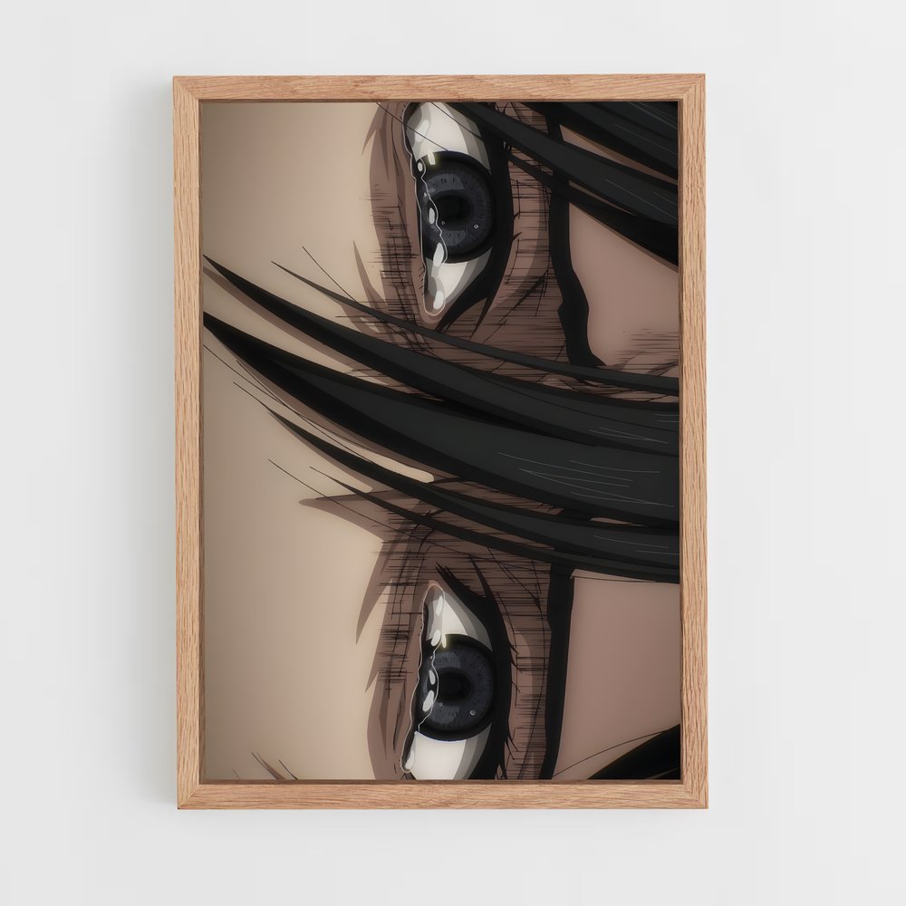 ap-mikasa ackerman-4 cadre Bois clair