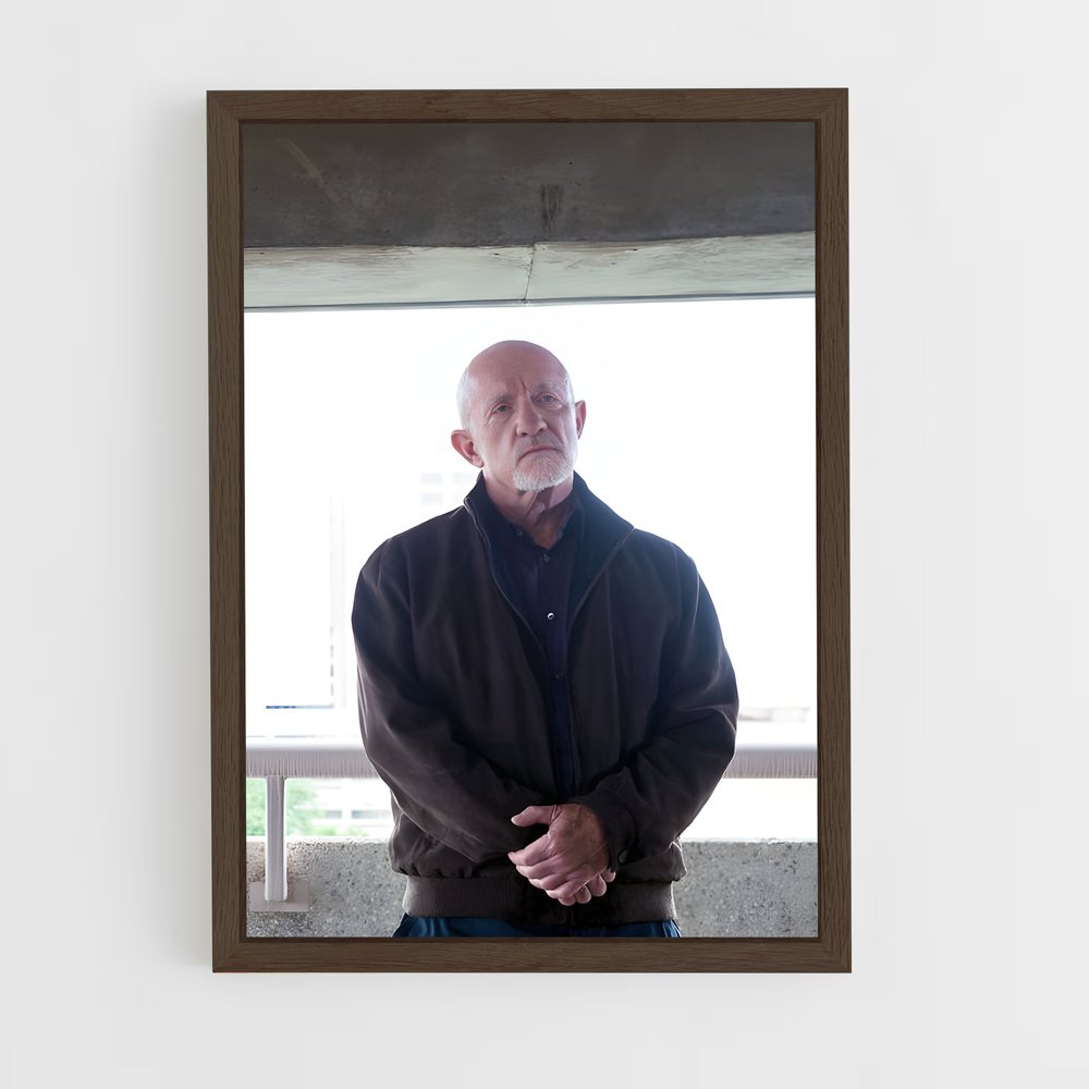 ap-mike ehrmantraut *-1 cadre Bois foncé