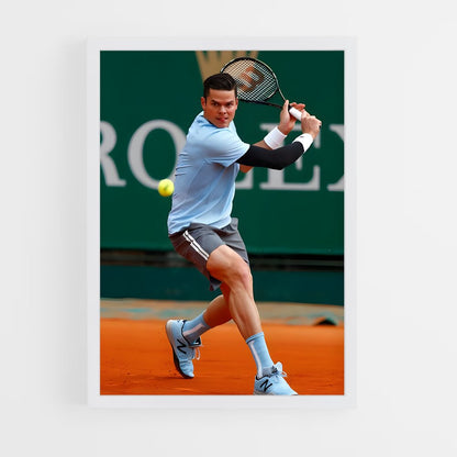 ap-milos raonic-1 cadre Blanc