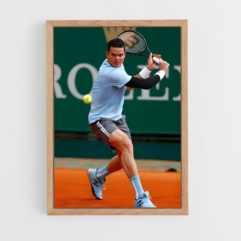 ap-milos raonic-1 cadre Bois clair