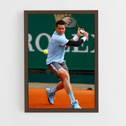 ap-milos raonic-1 cadre Bois foncé