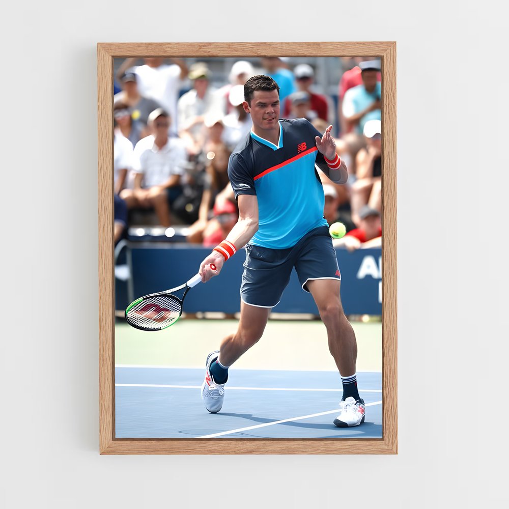 ap-milos raonic-2 cadre Bois clair