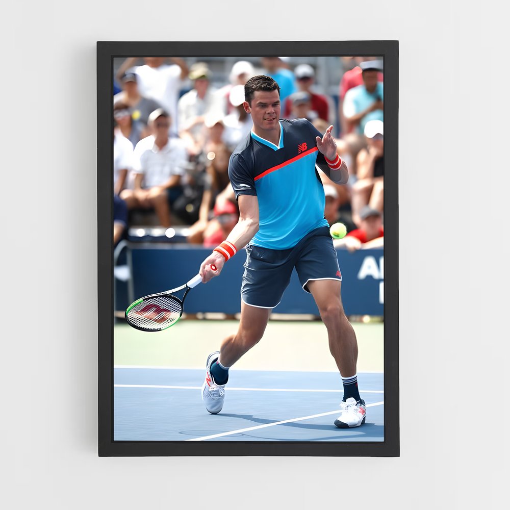 ap-milos raonic-2 cadre Noir