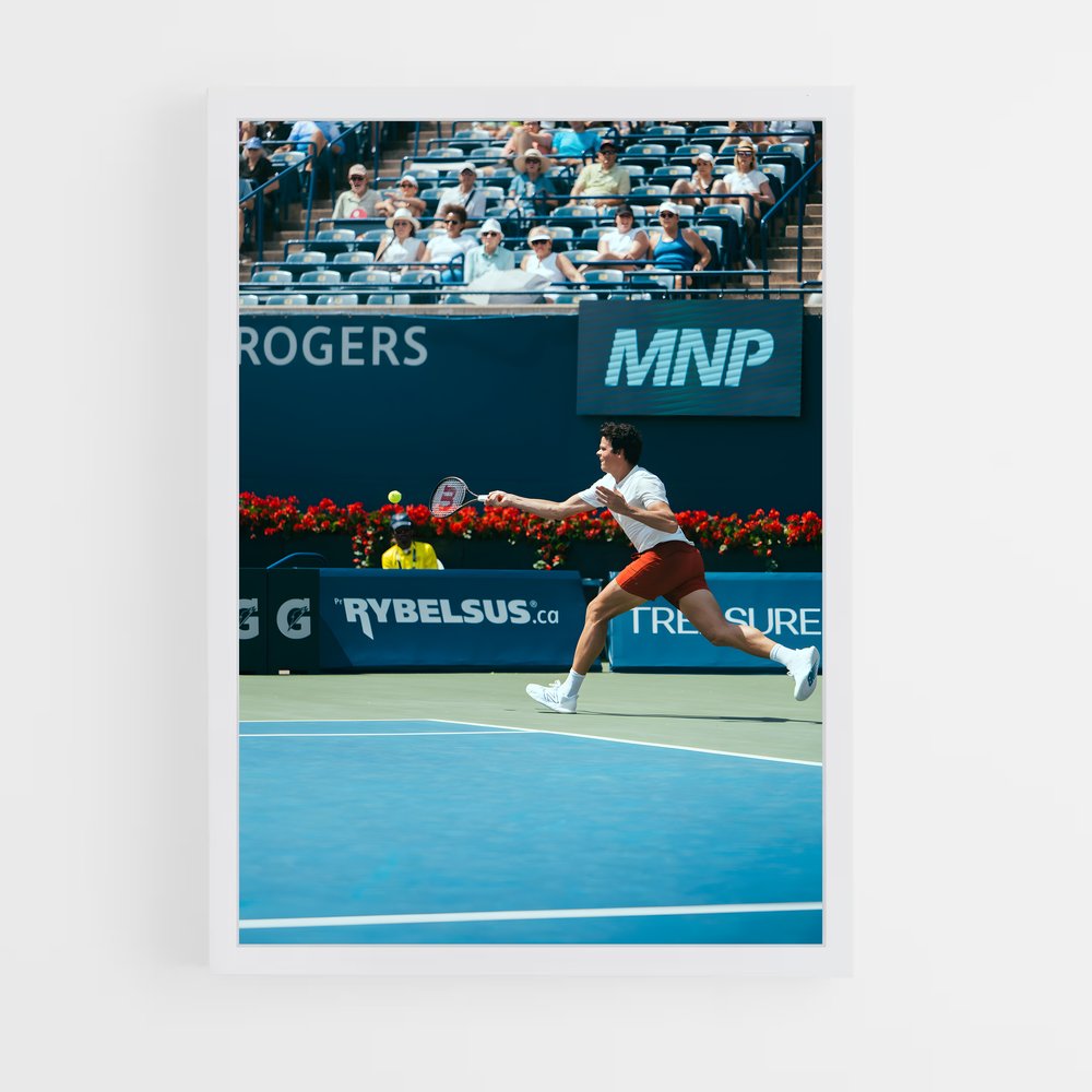 ap-milos raonic-4 cadre Blanc
