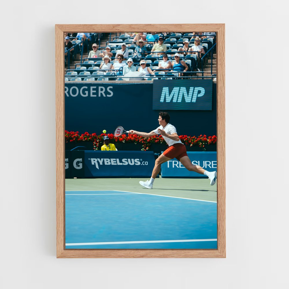 ap-milos raonic-4 cadre Bois clair