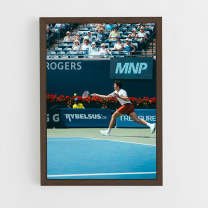 ap-milos raonic-4 cadre Bois foncé