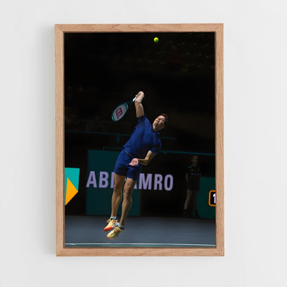 ap-milos raonic-5 cadre Bois clair
