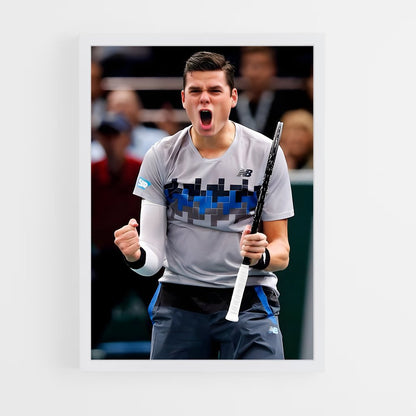 ap-milos raonic-6 cadre Blanc