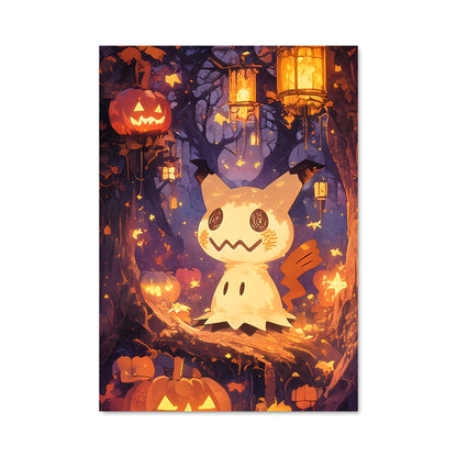 Poster Mimikyu au Pays des Citrouilles