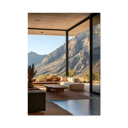 Poster Montagnes et Lumière