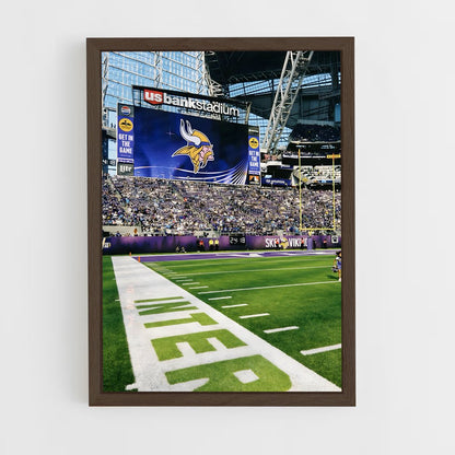 ap-minnesota vikings-2 cadre Bois foncé