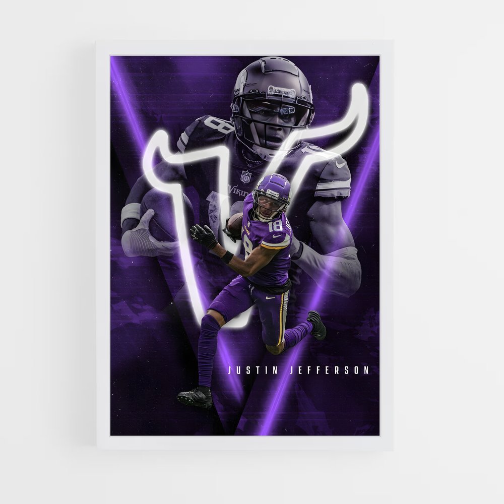 ap-minnesota vikings-5 cadre Blanc