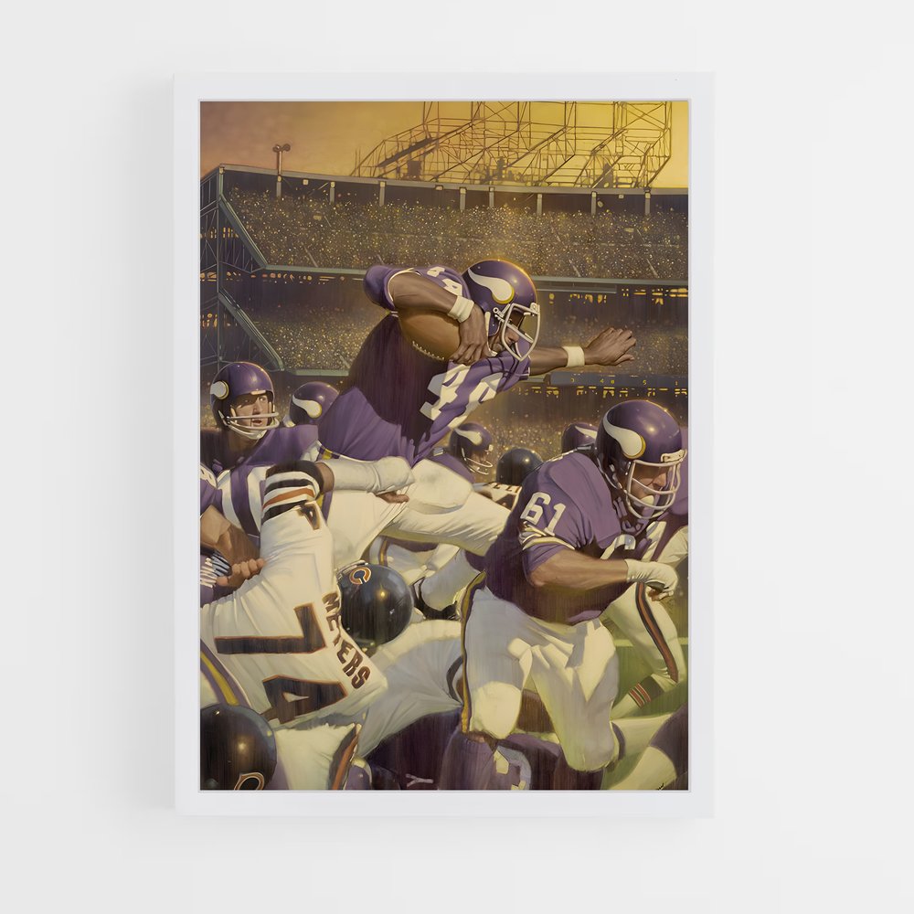 ap-minnesota vikings-7 cadre Blanc