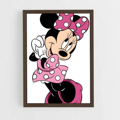 ap-minnie mouse-1 cadre Bois foncé