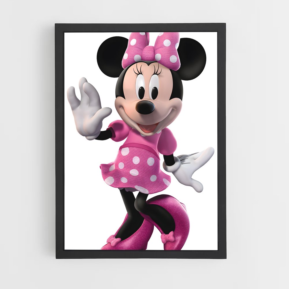 ap-minnie mouse-9 cadre Noir