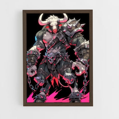 ap-minotaur-8 cadre Bois foncé