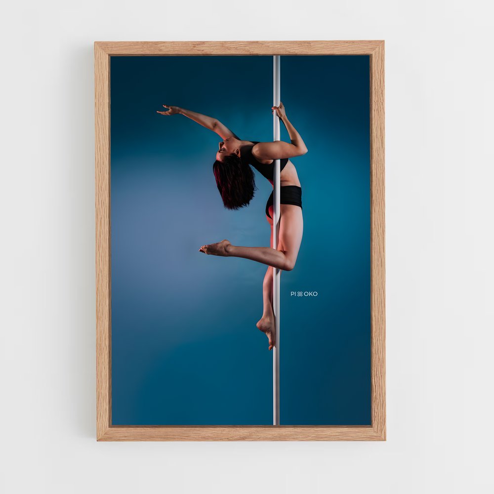 ap-miss pole dance world-4 cadre Bois clair