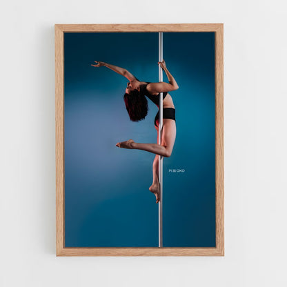 ap-miss pole dance world-4 cadre Bois clair