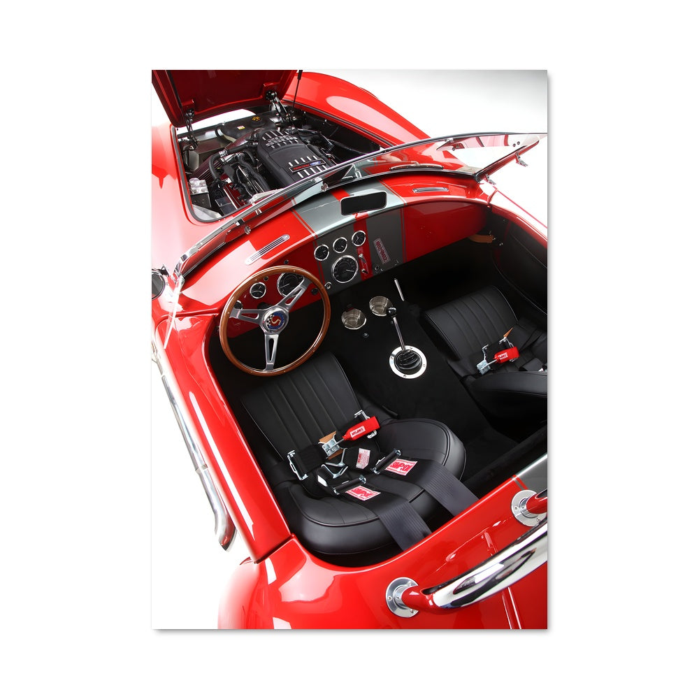 Poster Roadster Rouge
