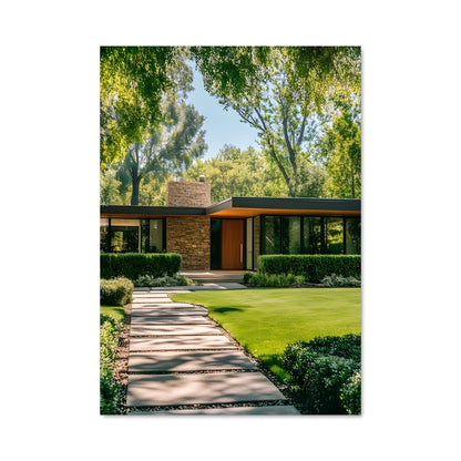 Poster Maison Contemporaine