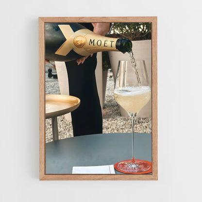 ap-moet chandon-3 cadre Bois clair