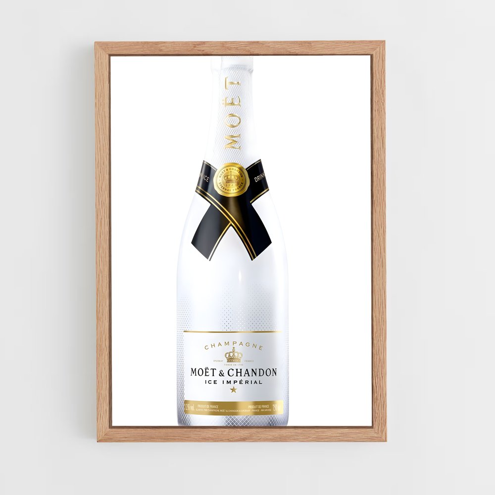 ap-moet chandon-4 cadre Bois clair